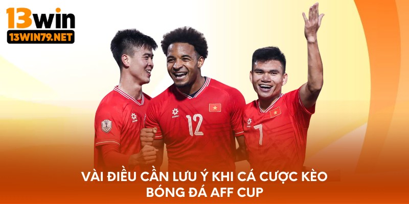 Vài điều cần lưu ý khi cá cược kèo bóng đá aff cup